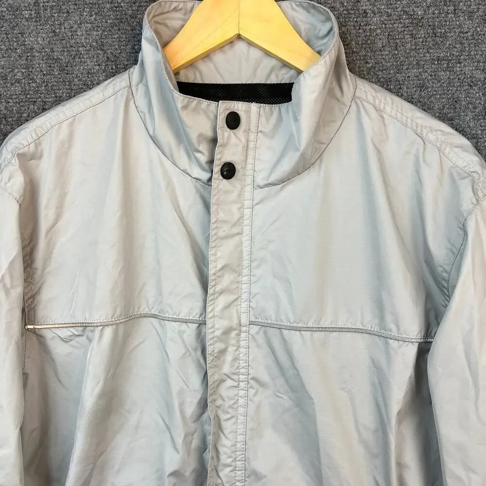 Canada Sportswear Gray Lightweight Windbreaker Jacket Men’s Size M